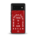 god dream back phone cover | glass case for Google Pixel 6A