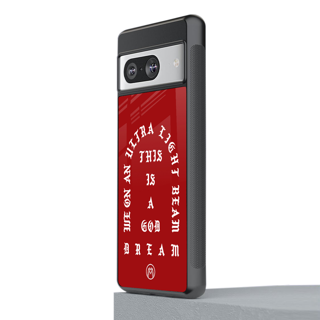 god dream back phone cover | glass case for Google Pixel 8