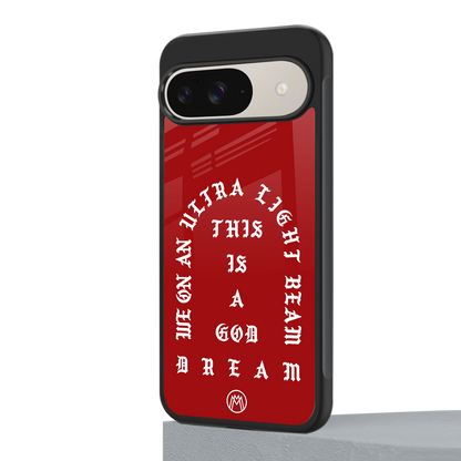 god dream back phone cover | glass case for google pixel 9