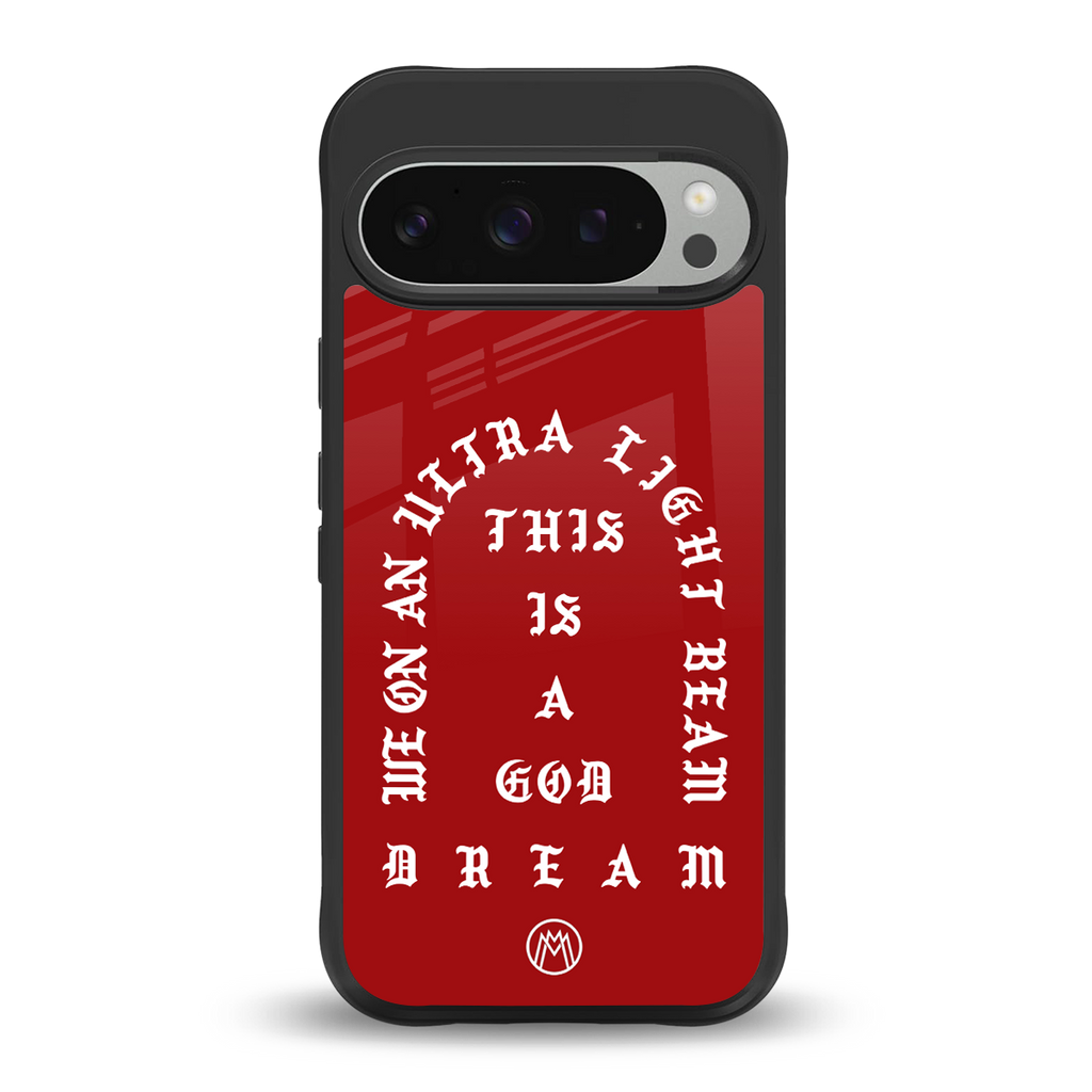 god dream back phone cover | glass case for google pixel 9 pro