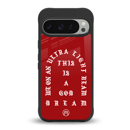 god dream back phone cover | glass case for google pixel 9 pro