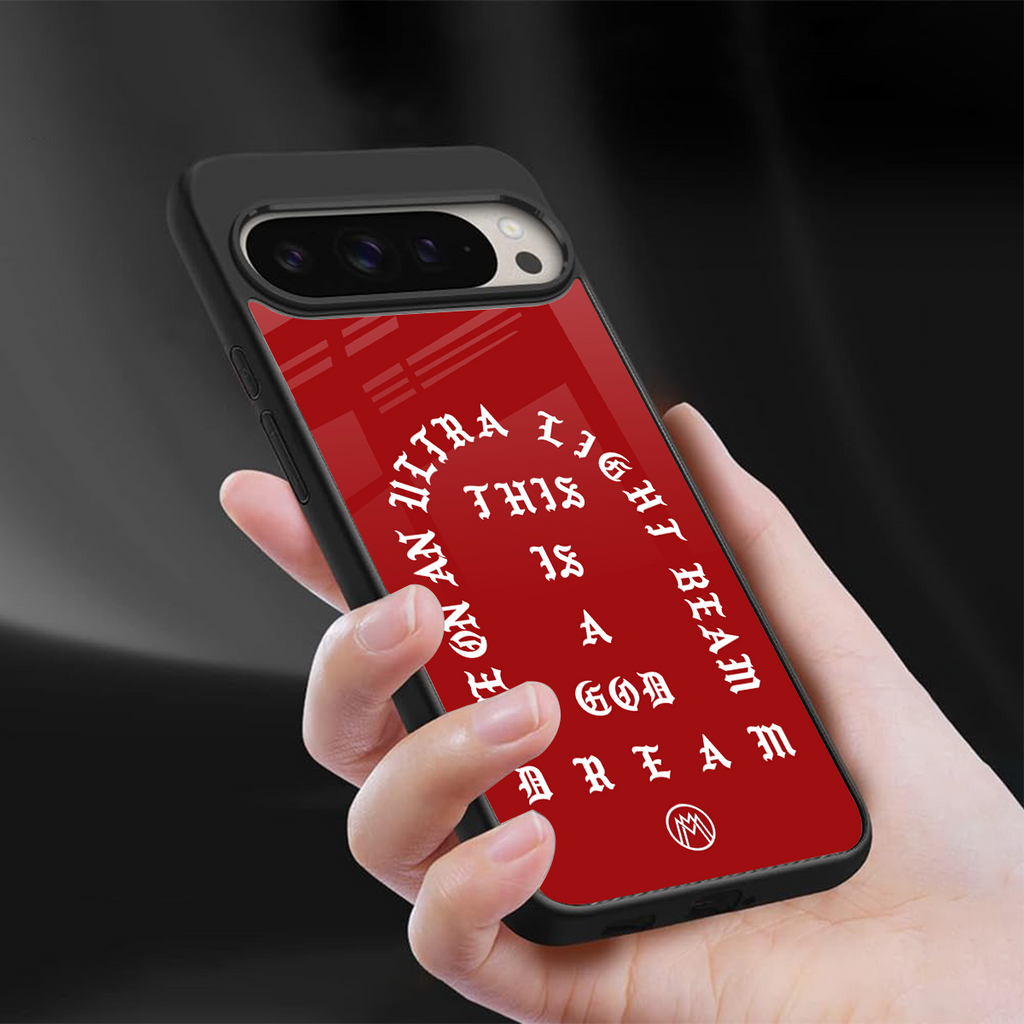 god dream back phone cover | glass case for google pixel 9 pro