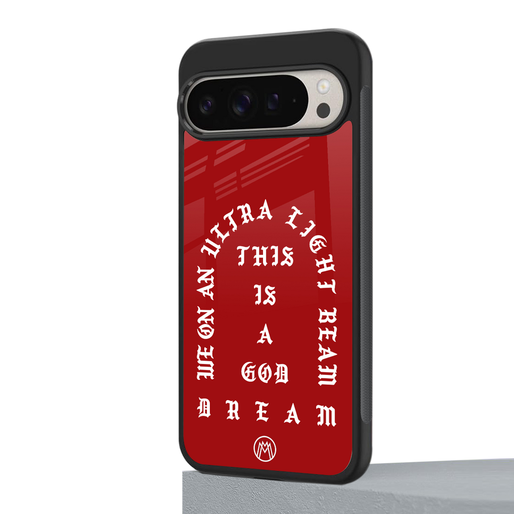 god dream back phone cover | glass case for google pixel 9 pro