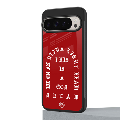 god dream back phone cover | glass case for google pixel 9 pro