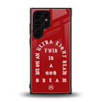 god dream back phone cover | glass case for samsung galaxy s23 ultra