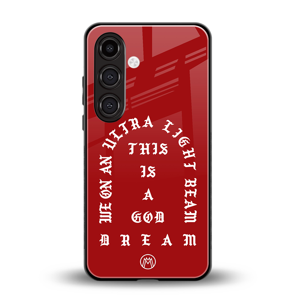 god dream back phone cover | glass case for samsung galaxy s24 plus