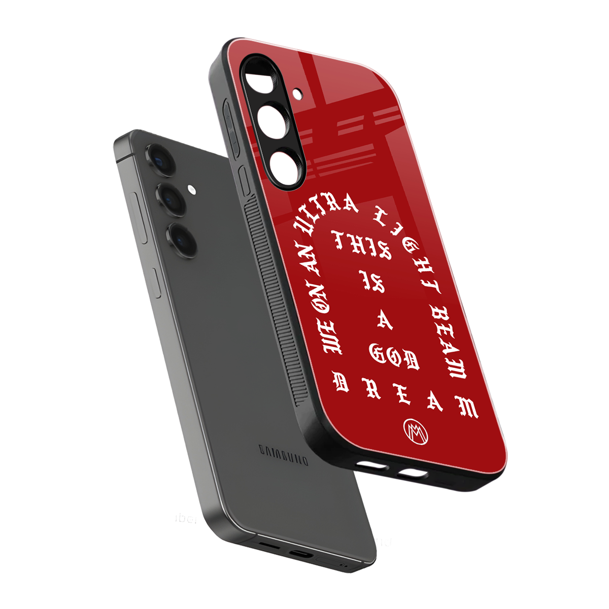 god dream back phone cover | glass case for samsung galaxy s24 plus