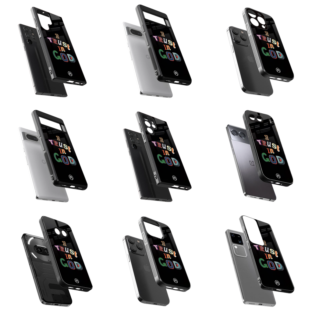 Durable Glass Back Mobile Case for iPhone, Samsung, OnePlus, Google Pixel, Redmi, Vivo, Oppo