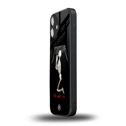 god wants you back phone cover | glass case for iphone 16 plus