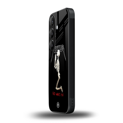 god wants you back phone cover | glass case for samsung galaxy s24 plus