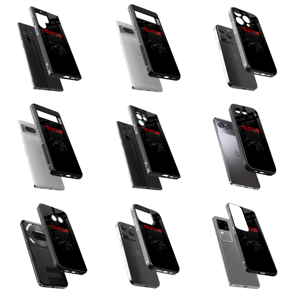 Durable Glass Back Mobile Case for iPhone, Samsung, OnePlus, Google Pixel, Redmi, Vivo, Oppo