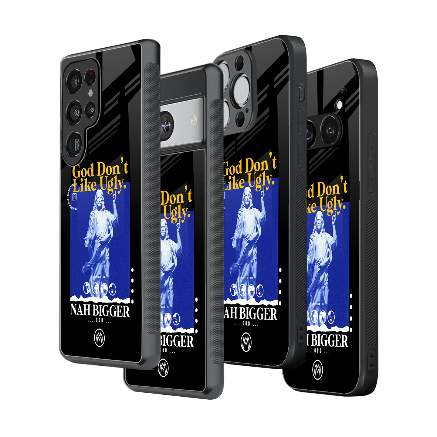 Stylish Glass Back Case for All Smartphones – iPhone, Samsung, OnePlus, Pixel, Redmi, Oppo, Vivo, Motorola