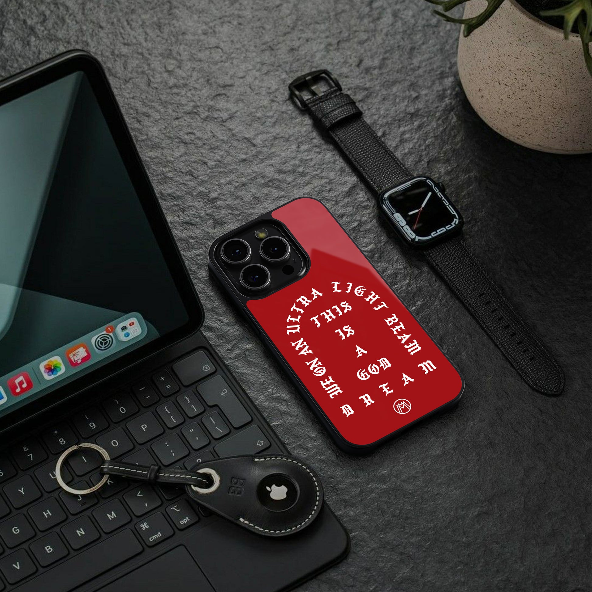 god dream back phone cover | glass case for iphone 16 pro