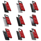 Durable Glass Back Mobile Case for iPhone, Samsung, OnePlus, Google Pixel, Redmi, Vivo, Oppo