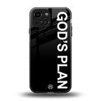 god's plan back phone cover | glass case for iphone 13 mini