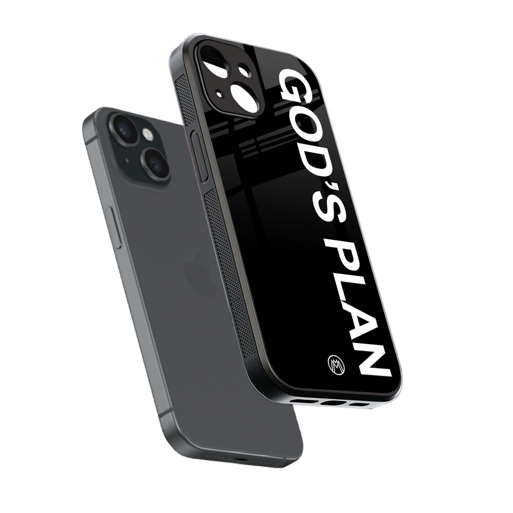 god's plan back phone cover | glass case for iphone 13 mini
