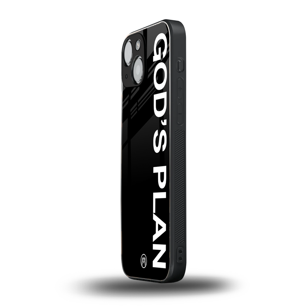 god's plan back phone cover | glass case for iphone 13 mini