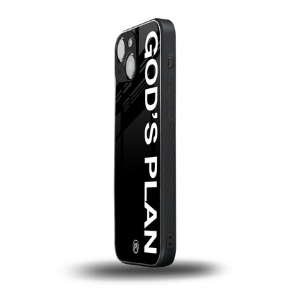 god's plan back phone cover | glass case for iphone 13 mini