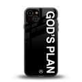 god's plan back phone cover | glass case for iphone 13