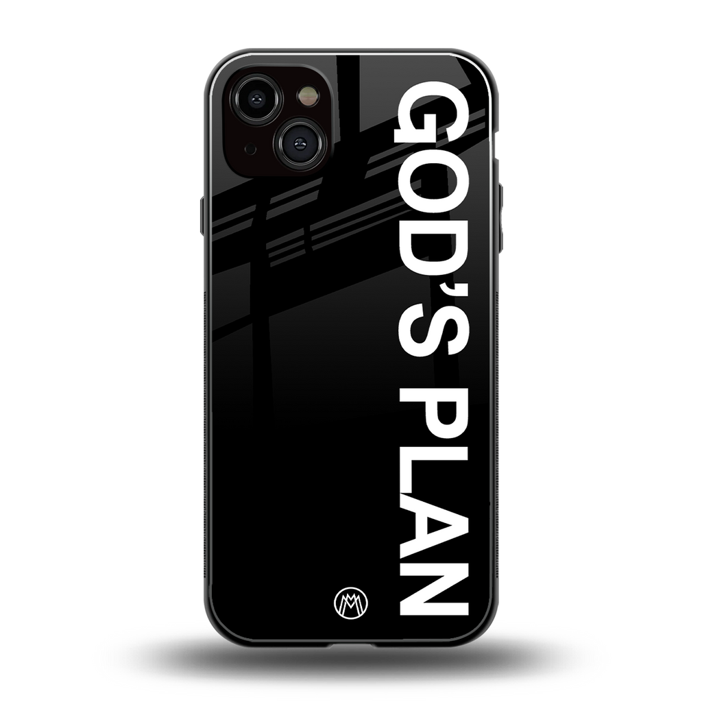 god's plan back phone cover | glass case for iphone 14 plus