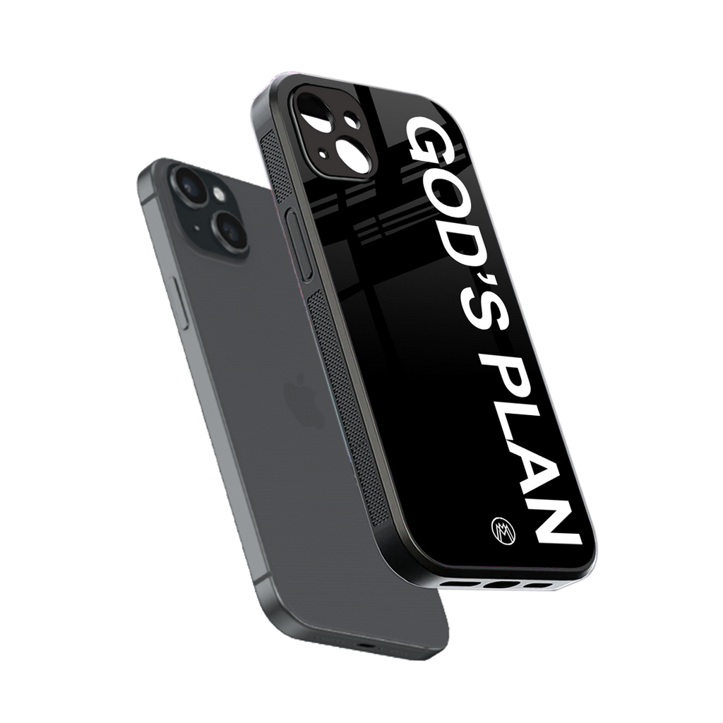 god's plan back phone cover | glass case for iphone 14 plus