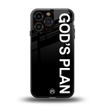 god's plan back phone cover | glass case for iphone 15 pro max