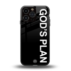 god's plan back phone cover | glass case for iphone 15 pro max
