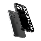 god's plan back phone cover | glass case for iphone 15 pro max