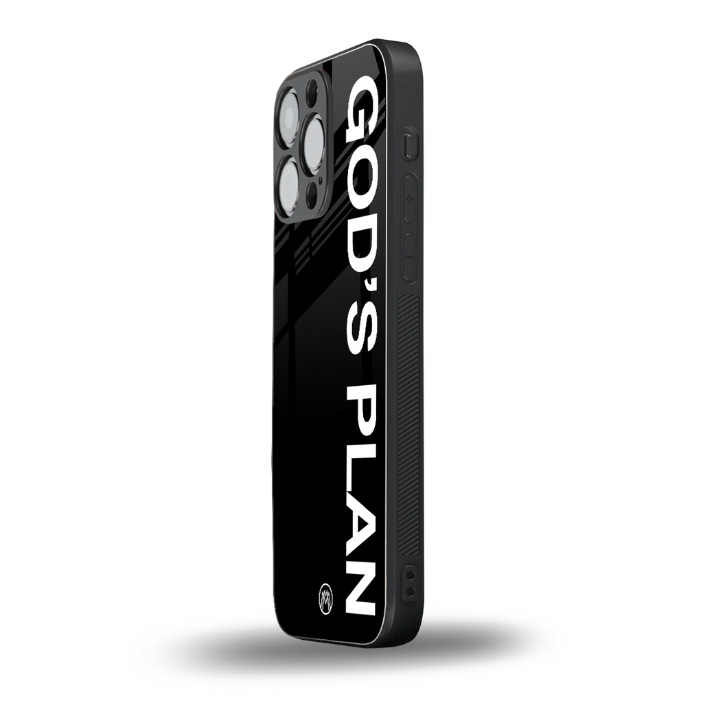 god's plan back phone cover | glass case for iphone 15 pro max