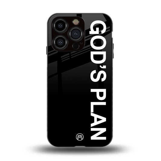 god's plan back phone cover | glass case for iphone 15 pro