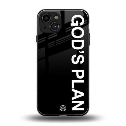 god's plan back phone cover | glass case for iphone 15