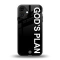 god's plan back phone cover | glass case for iphone 16 plus
