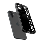 god's plan back phone cover | glass case for iphone 16 plus