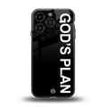 god's plan back phone cover | glass case for iphone 16 pro