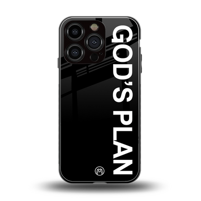 god's plan back phone cover | glass case for iphone 16 pro