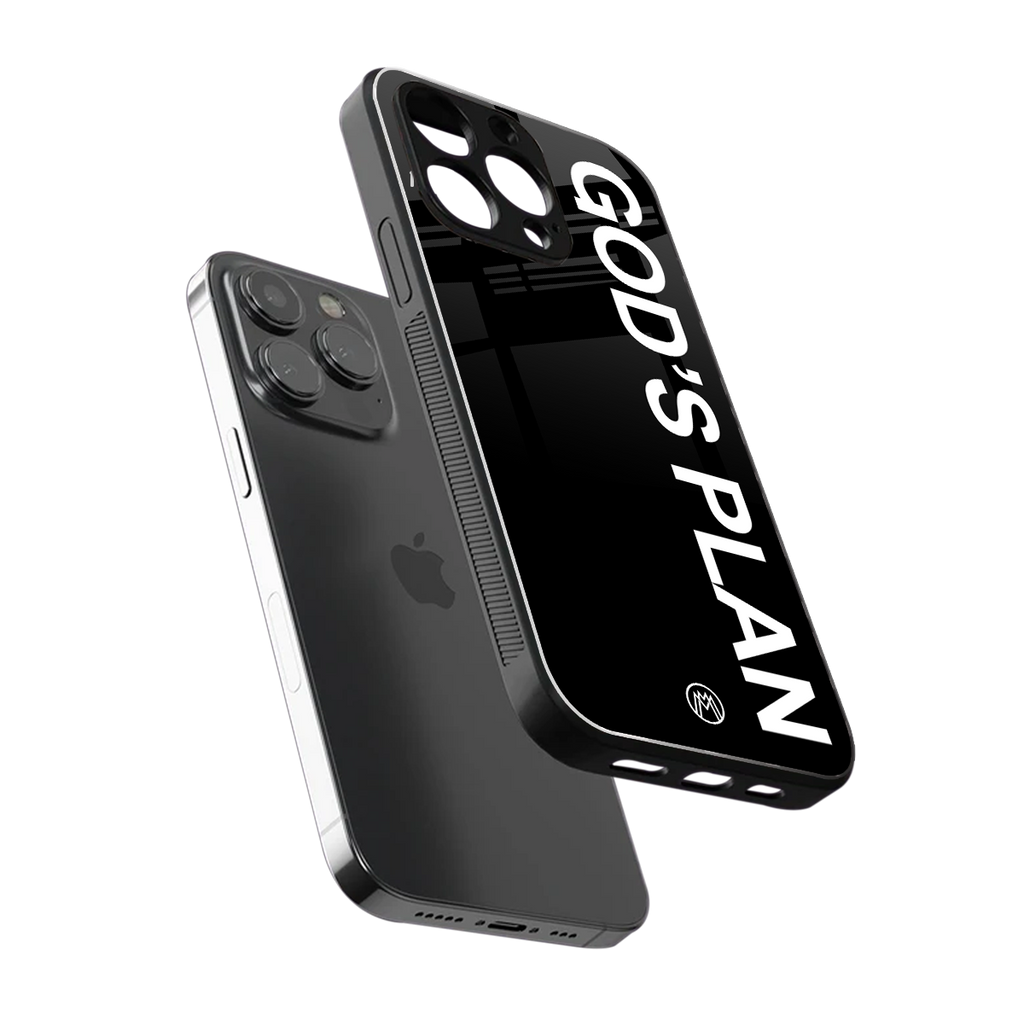 god's plan back phone cover | glass case for iphone 16 pro