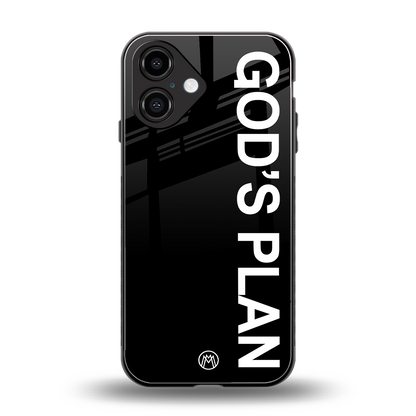 god's plan back phone cover | glass case for iphone 16