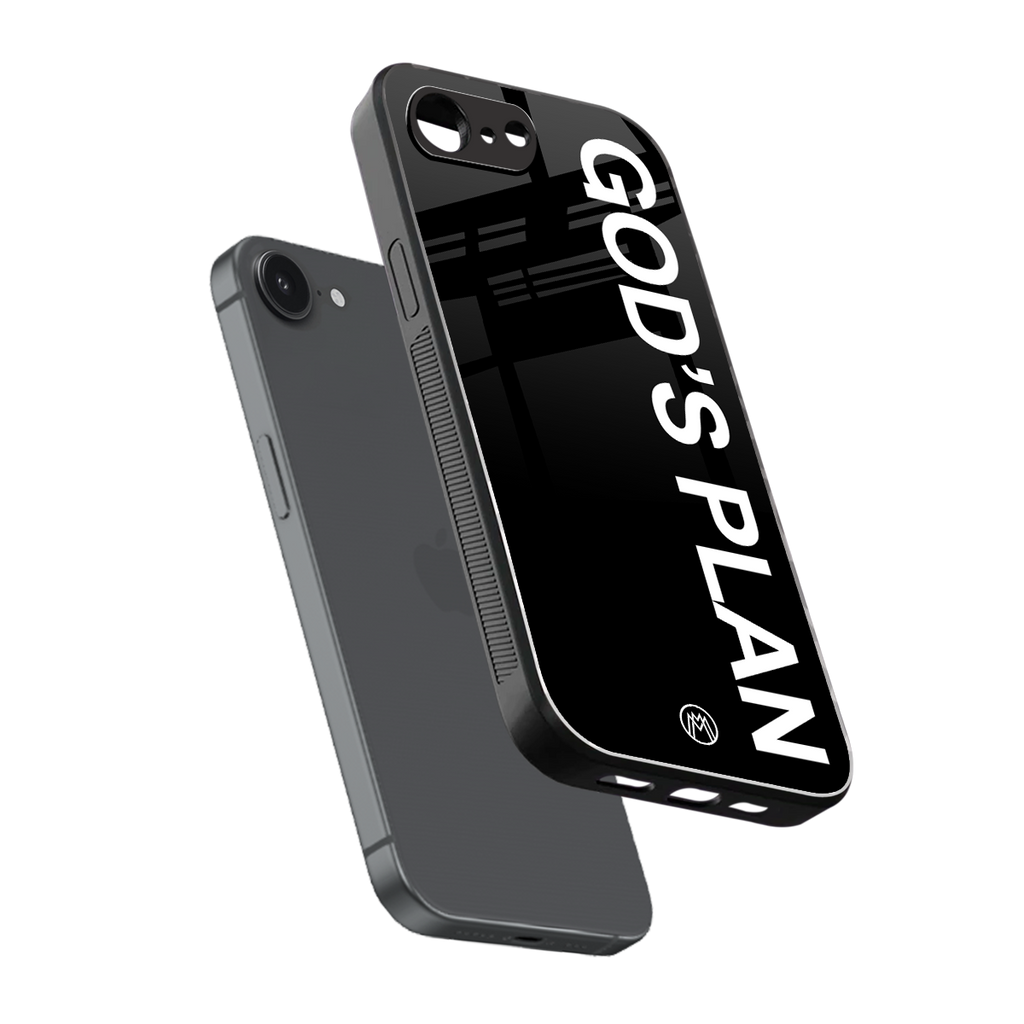 god's plan back phone cover | glass case for iphone 16e