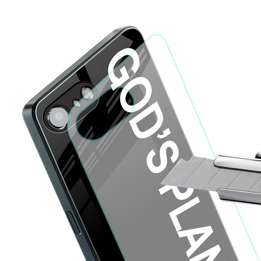 god's plan back phone cover | glass case for iphone 16e