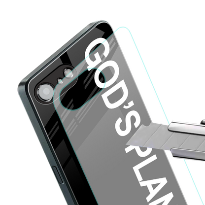 god's plan back phone cover | glass case for iphone 16e