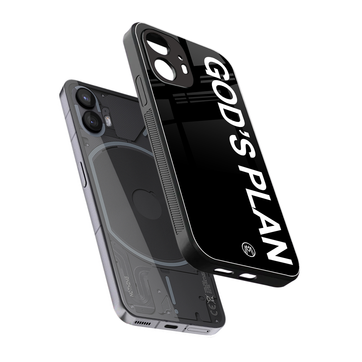 god's plan back phone cover | glass case for nothing phone 2