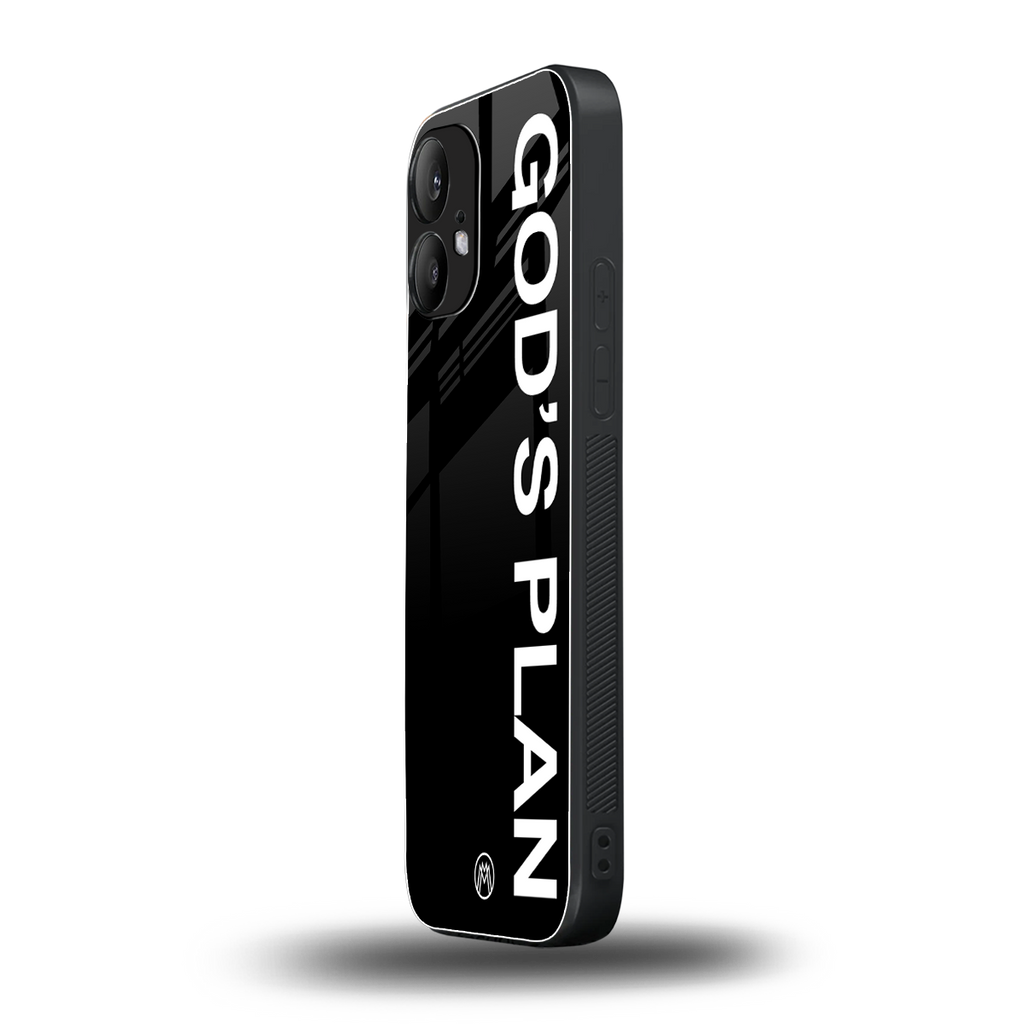 god's plan back phone cover | glass case for nothing phone 2