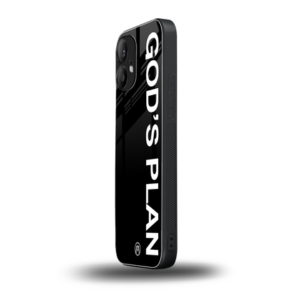 god's plan back phone cover | glass case for nothing phone 2