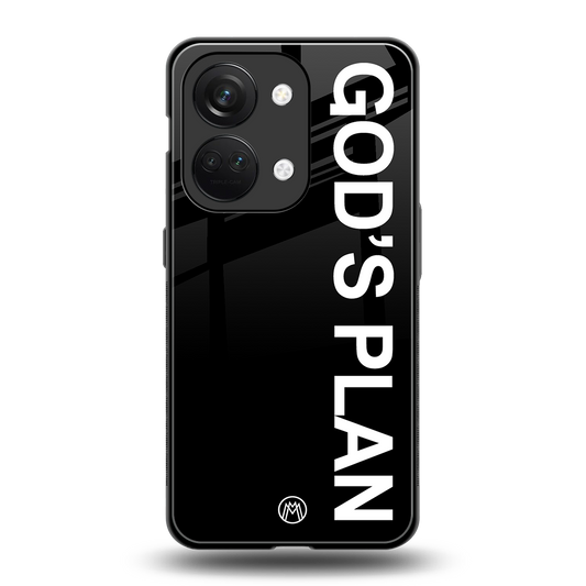 god's plan back phone cover | glass case for oneplus nord 3