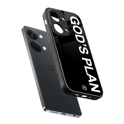 god's plan back phone cover | glass case for oneplus nord 3