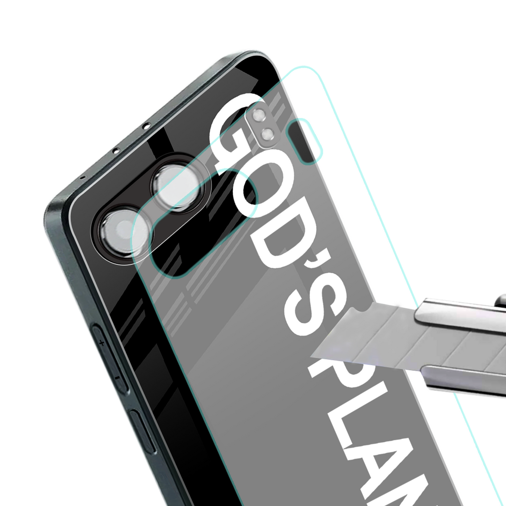 god's plan back phone cover | glass case for oneplus nord 4