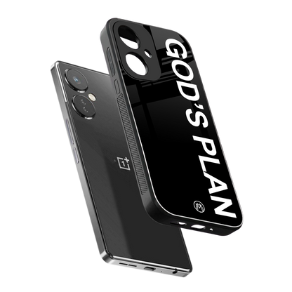 god's plan back phone cover | glass case for oneplus nord ce 3