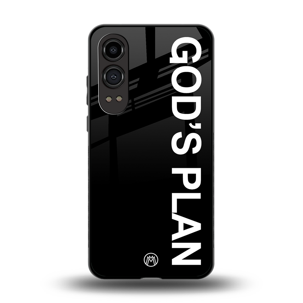 god's plan back phone cover | glass case for oneplus nord ce 4 lite