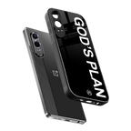 god's plan back phone cover | glass case for oneplus nord ce 4 lite