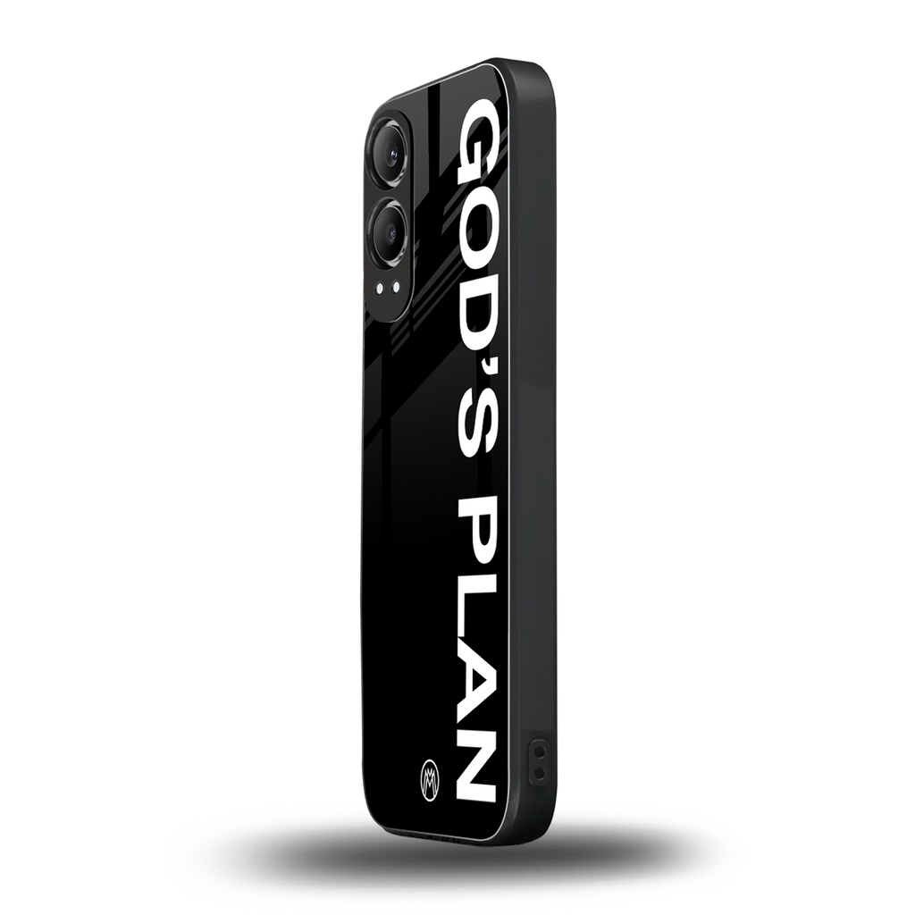 god's plan back phone cover | glass case for oneplus nord ce 4 lite